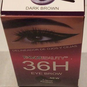 Favor Beauty Liquid Eyeliner Style #3, Dark Brown